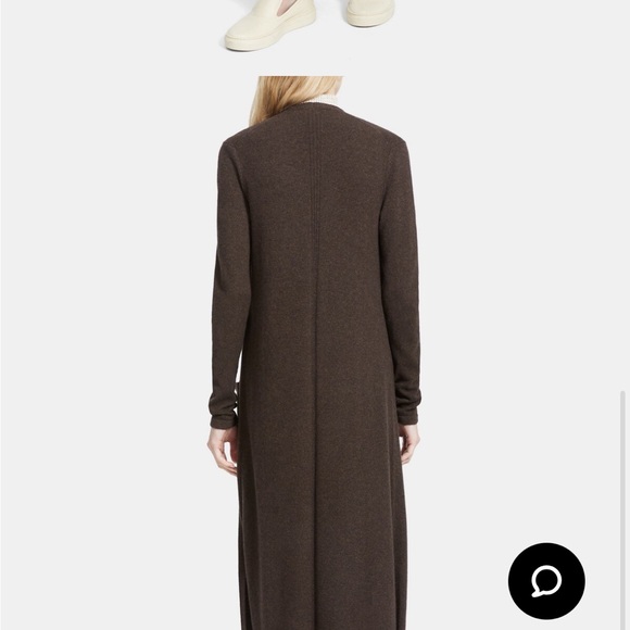 Theory “Torina” brown duster cashmere sweater. Size P - Picture 3 of 9